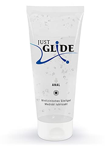 Just Glide Anal Gleitgel 200 ml - Natürliches Gleitmittel auf Wasserbasis für sie und ihn,...