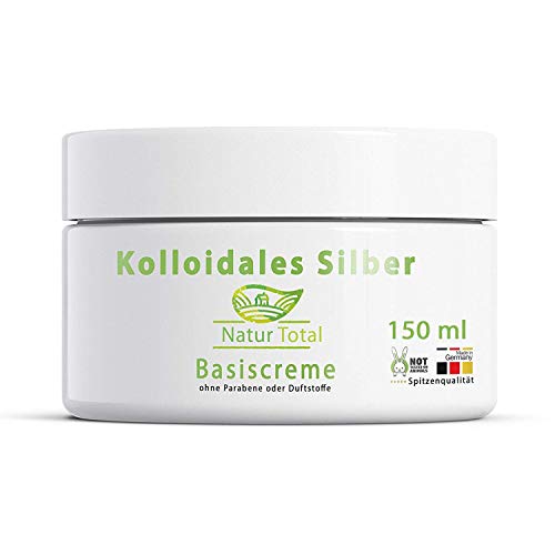 Kolloidales Silber Creme - 150 ml - eine natürliche Silbercreme - Silber Basiscreme -...