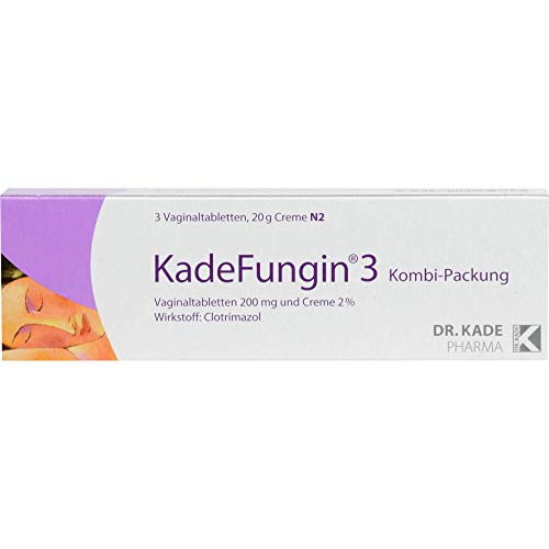 KadeFungin 3 Kombi-Packung Vaginaltabletten und Creme, 1 St. Kombipackung