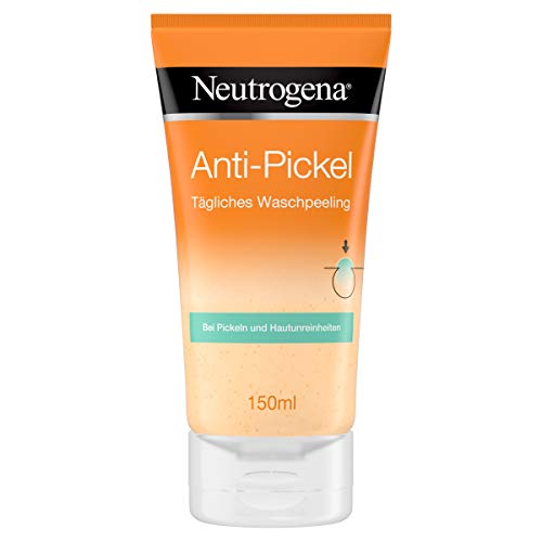 Neutrogena Anti-Pickel Gesichtsreinigung, Tägliches Peeling mit Salicylsäure, 150ml