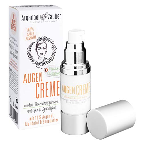 Arganoel Zauber Augencreme mit 10% Arganöl spendet Feuchtigkeit ohne zu reizen effektive...