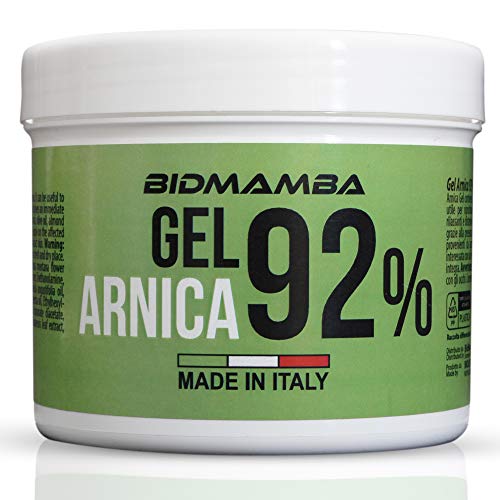 BidMamba Arnika-Gel 92% 500ml | Arnika Salbe Hochkonzentriert , Entzündungshemmende Salbe,...