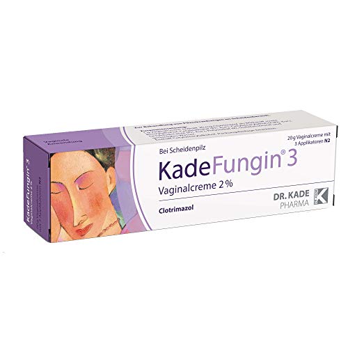 KadeFungin 3, Vaginalcreme gegen Scheidenpilz - mit 3 Applikatoren, ideal auch zur...