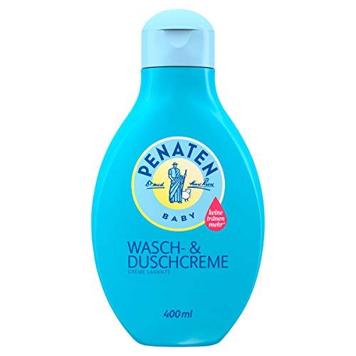 Penaten Wasch- & Duschcreme, mildes Baby Waschgel zur sanften Reinigung und Pflege für zarte...