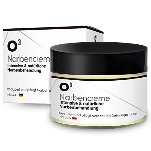 O³ Narbencreme // Narbensalbe gegen Narben und Dehnungsstreifen // Stretch mark cream – scar...