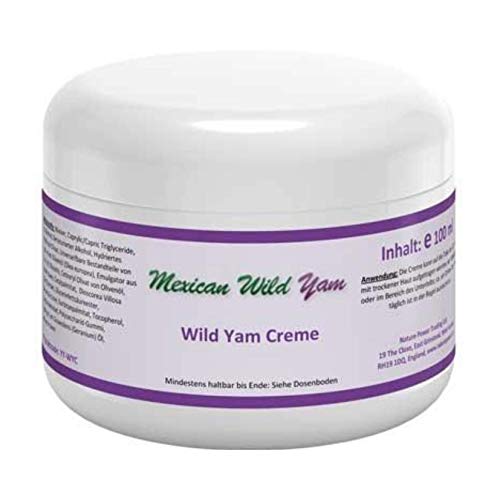 Mexican Wild Yam Creme | Das Original | Zur Anwendung auf der Haut | von NATURE POWER | 100 ml Creme...